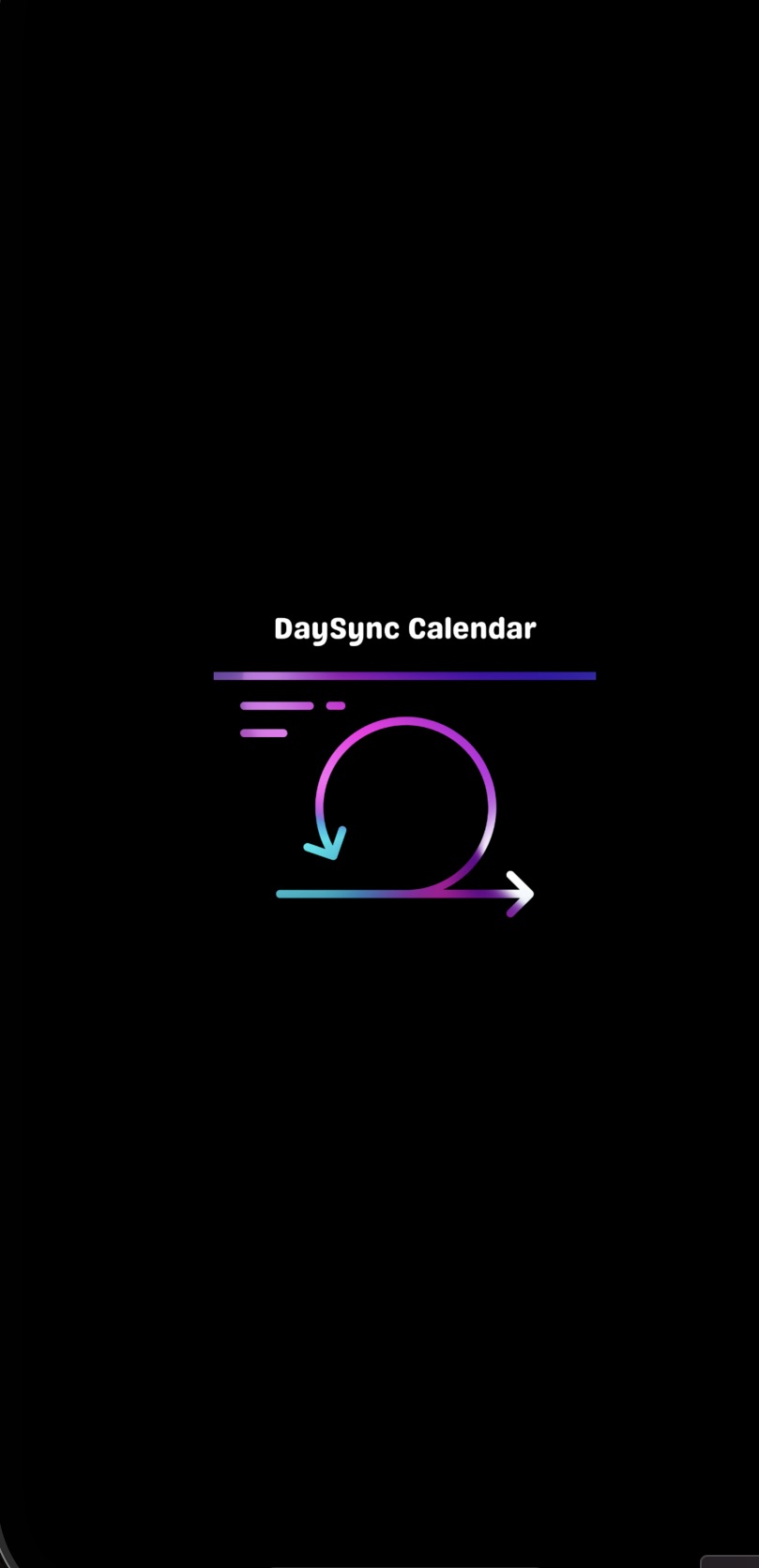 DaySync Launch Screen